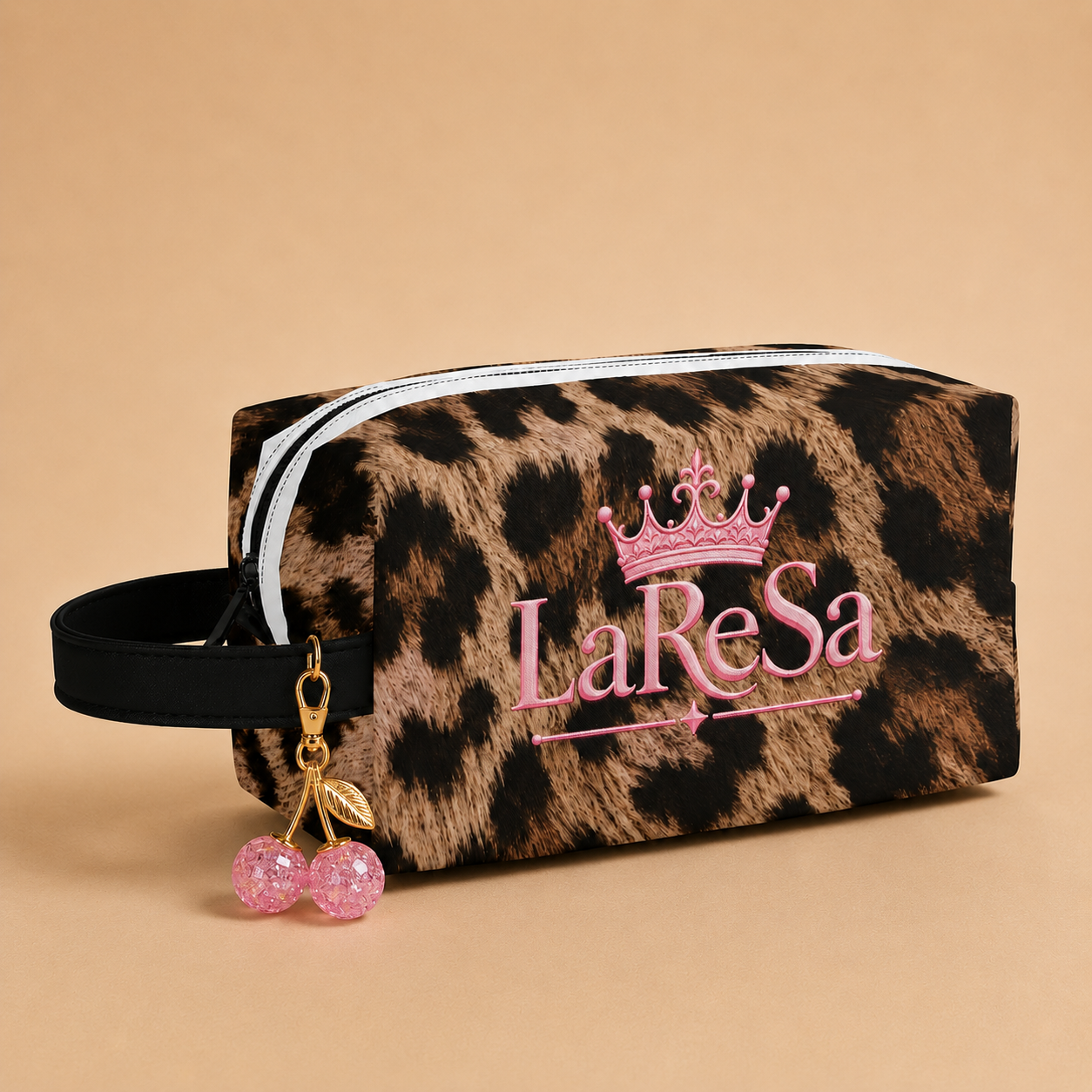 Signature Luxe Leopard Make Up Bag